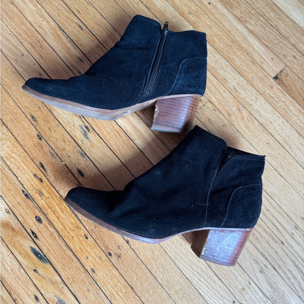 Black Suede Ankle Boots